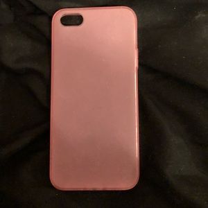 🆒 **3 for $10** Pink Clear iPhone 5/5S Case NWOT